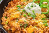 Zesty Chicken Taco Rice