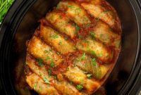 Effortless Crock Pot Cabbage Rolls