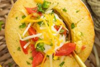 Golden Cornbread Chili Bake
