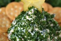 Festive Christmas Tree Cheeseball
