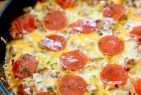 Golden Skillet Cornbread Pizza