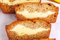 Cream Cheese Swirl Banana Bread