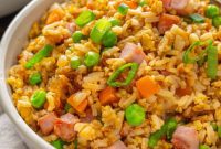 Golden Ham Fried Rice