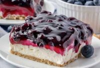 Grandma B’s Blueberry Icebox Bars