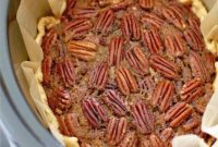 Slow Cooker Pecan Pie Magic