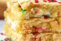 Festive Chewy Blondies