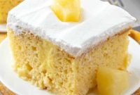 Tropical Pineapple Poke Cake