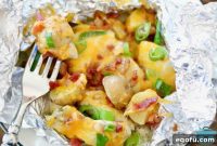 One-Pan Chicken Potato Foil Packs