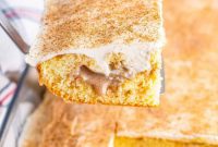 Cinnamon Swirl Poke Cake