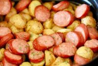 Crispy Air Fryer Sausage and Potatoes