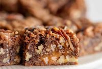 Decadent Caramel Pecan Brownies