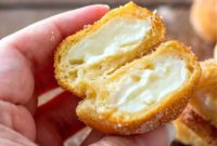 Air-Fried Pumpkin Cheesecake Poppers