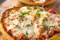 Italian Stuffed Spaghetti Squash Boats