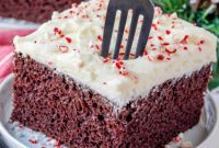 Winter Wonderland Chocolate Peppermint Cake