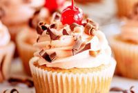 Decadent Cherry Chocolate Chip Cupcakes