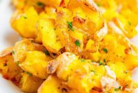 Crispy Ranch Smashed Potatoes