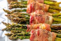 Crispy Air Fryer Bacon Asparagus Bundles
