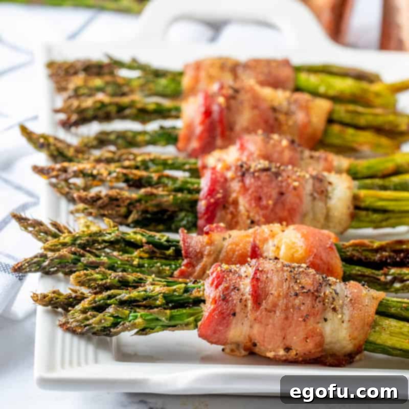 Crispy Air Fryer Bacon Asparagus Bundles 1 featured 68477