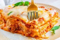 Hearty Homemade Lasagna Bake