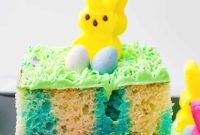 Hoppy Easter Poke Cake Delight