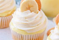 Velvet Banana Delight Cupcakes