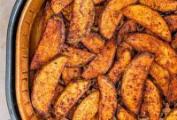 Crispy Air Fryer Potato Wedges