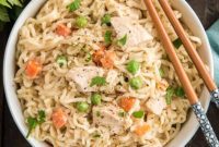 Creamy Chicken Pot Pie Ramen