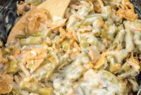 Creamy Slow Cooker Green Bean Casserole