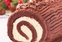 Festive Bûche de Noël