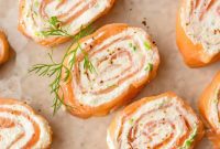 Elegant Salmon Spirals