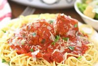 Slow Simmered Homemade Meatballs with Zesty Marinara