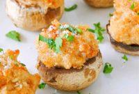 Savory Crab-Filled Mushroom Bites