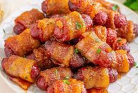 Crispy Bacon Sausage Bites