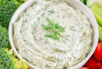 Chilled Garden Spinach Dip