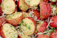 Ultimate Garlic Parmesan Slow Cooker Potatoes