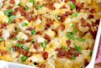 Loaded Ranch Chicken Potato Bake