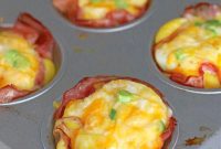 Breakfast Ham and Egg Nests
