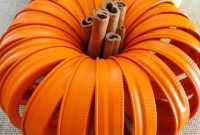 Autumn Jar Lid Pumpkins