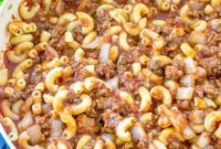 Hearty Macaroni and Beef Skillet