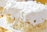 Piña Colada Paradise Poke Cake