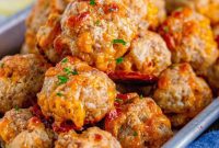 Cream Cheese Sausage Poppers