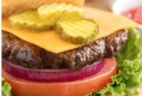 Crispy and Juicy Air Fryer Burgers