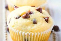 Decadent Milk Chocolate Chip Muffins