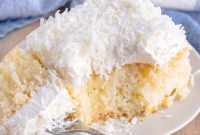 Tropical Dream Coconut Poke Cake