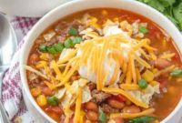 Hearty Slow Cooker Taco Soup