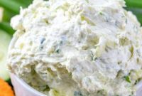 Refreshing Cucumber Cream Cheese Spread