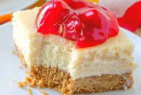 Luscious Cherry Cheesecake Bars
