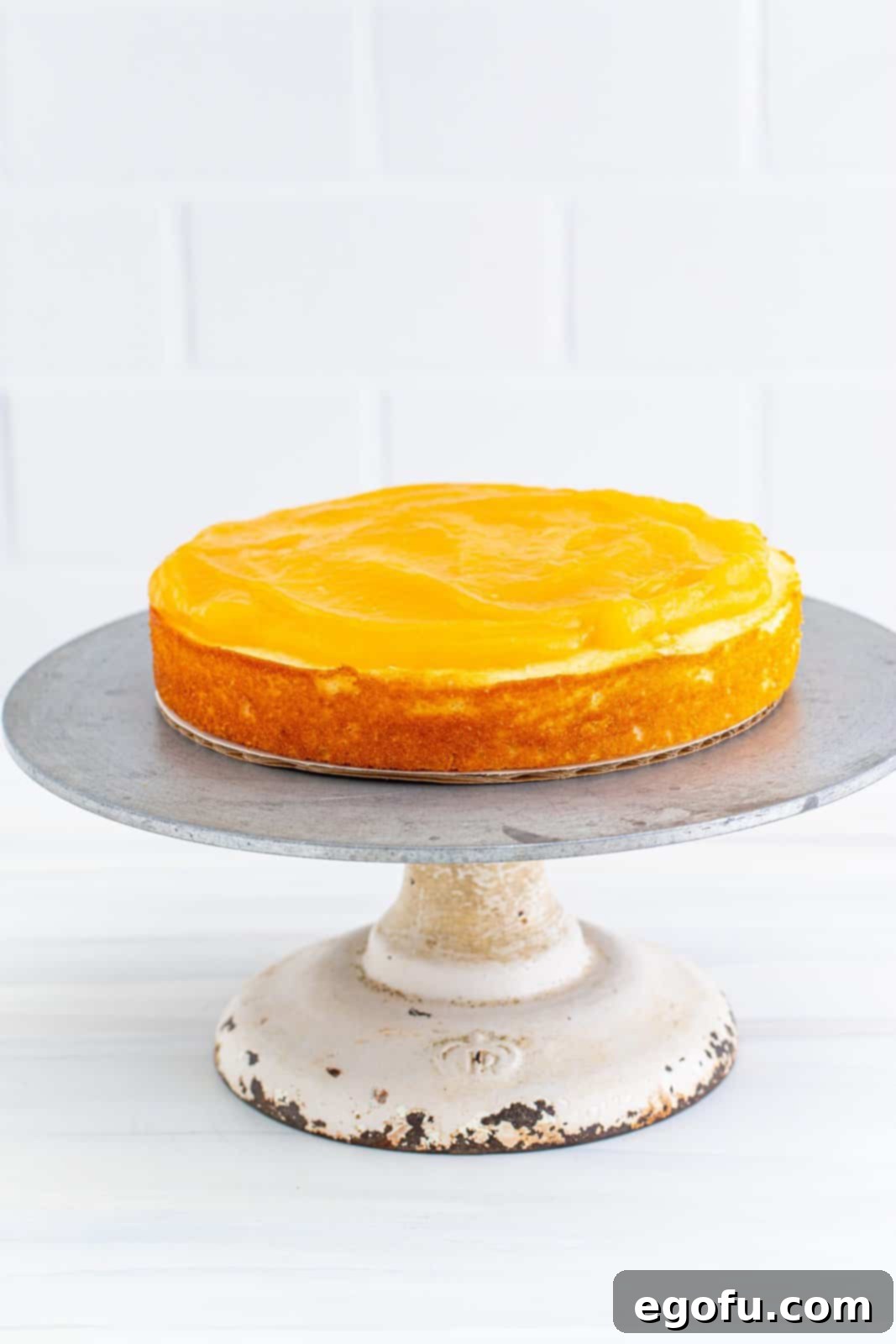 Zesty Lemon Dream Cake 15 Lemon curd added to top of the bottom cake layer.