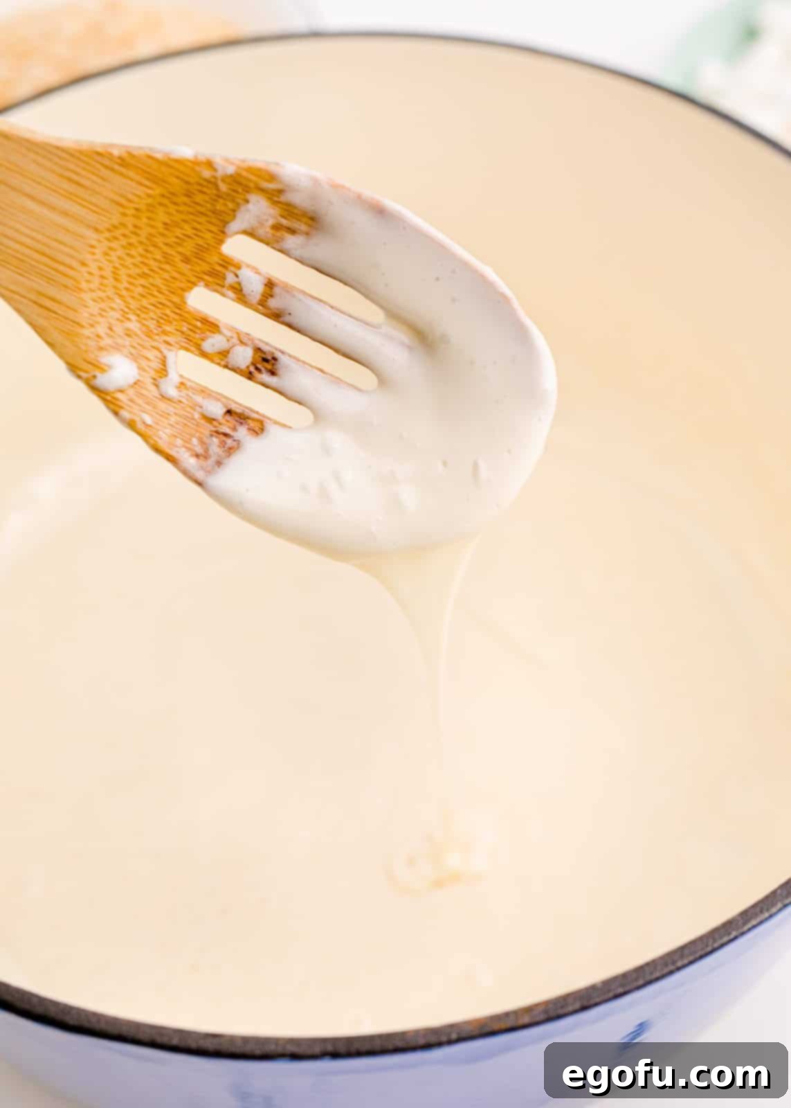 Mini marshmallows melted into the butter.