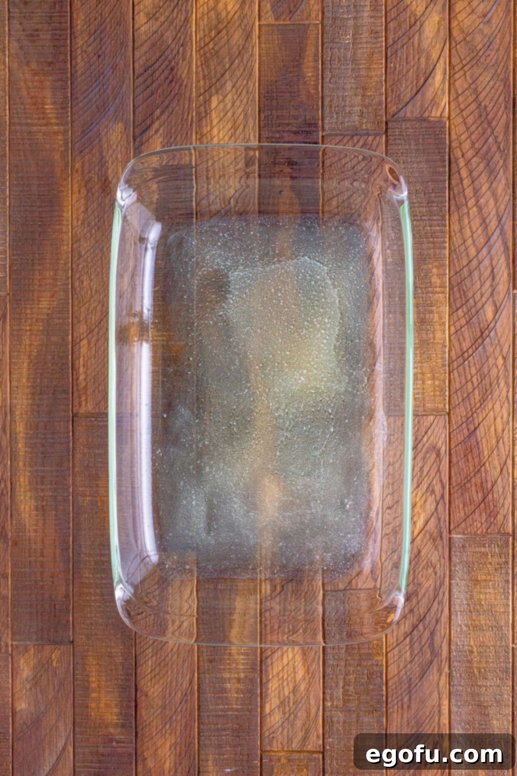 Pizza Hut's Signature Breadsticks 5 Melted butter added to bottom of baking dish.